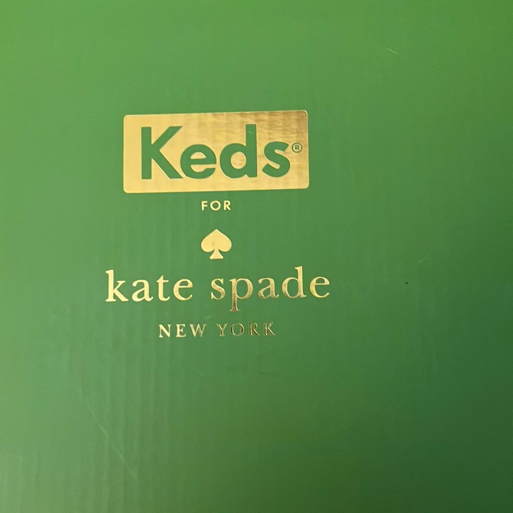 Keds Kate spade glitter white shoes